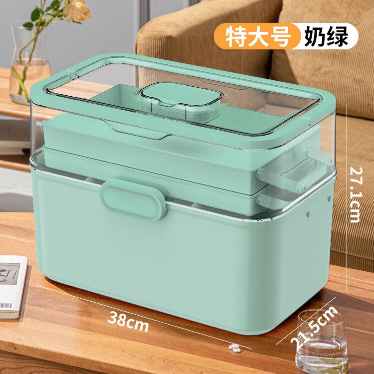 薬箱家庭用特大サイズの医薬箱家庭用大容量児童薬物多層医療収納箱卸売り|undefined