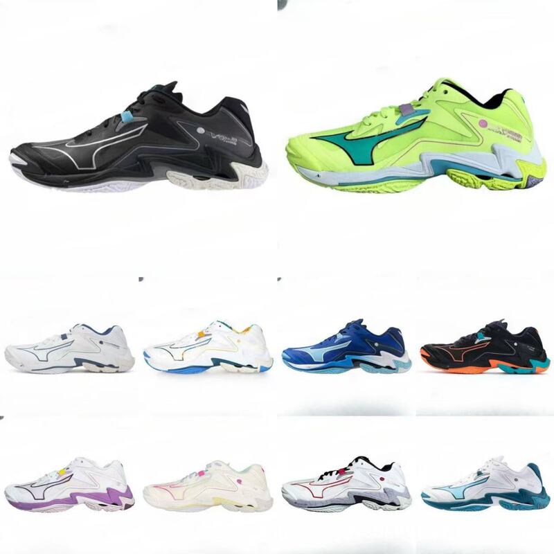 Putian Shoes Mizuno Volleyball Shoes Wave Lightning Z8 Training Breathable Men's and Women's Sports Badminton Shoes