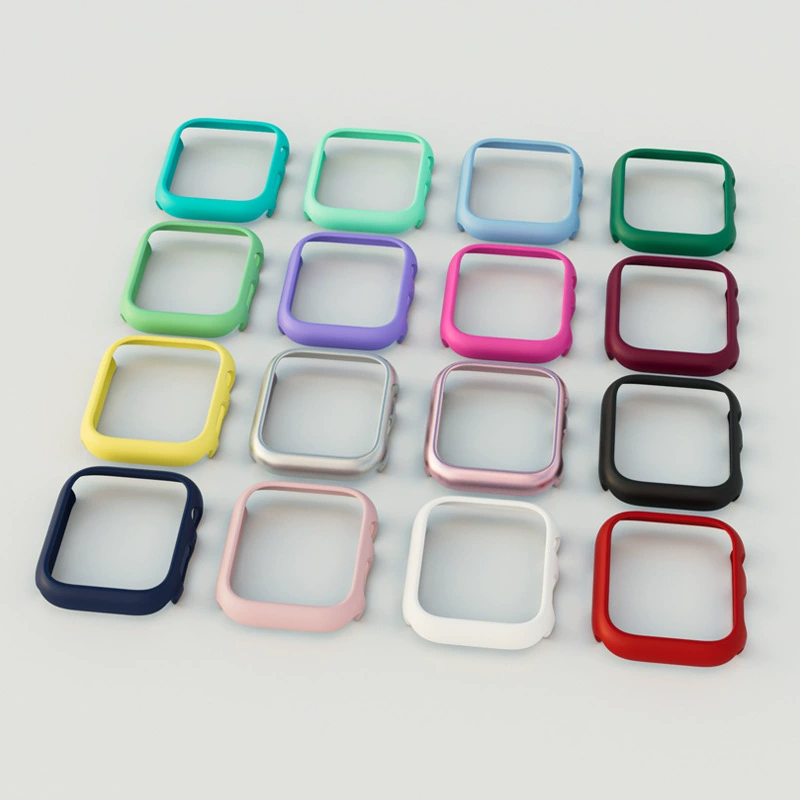 Защитный чехол для Apple Watch 5678910 поколений, ремешок с вырезом для ПК, защитная рамка для iWatch Ultra 49 мм