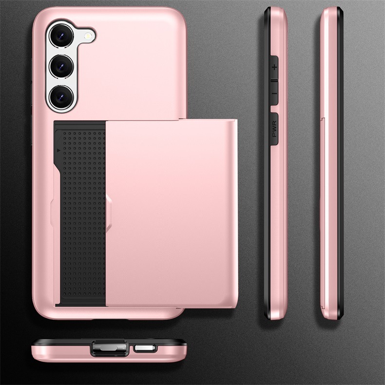 三星s23手机壳 钱包插卡手机壳