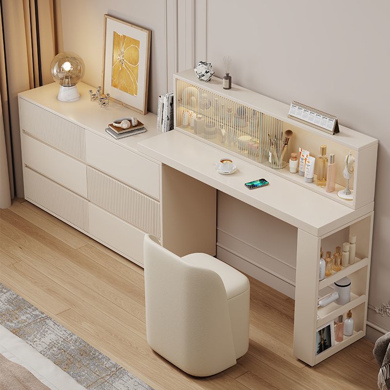 Dressing Table and Cupboard Integrated Bedroom Simple Modern Desk Dressing Table Dressing Cabinet Bedside Cabinet Dressing Table Computer Table