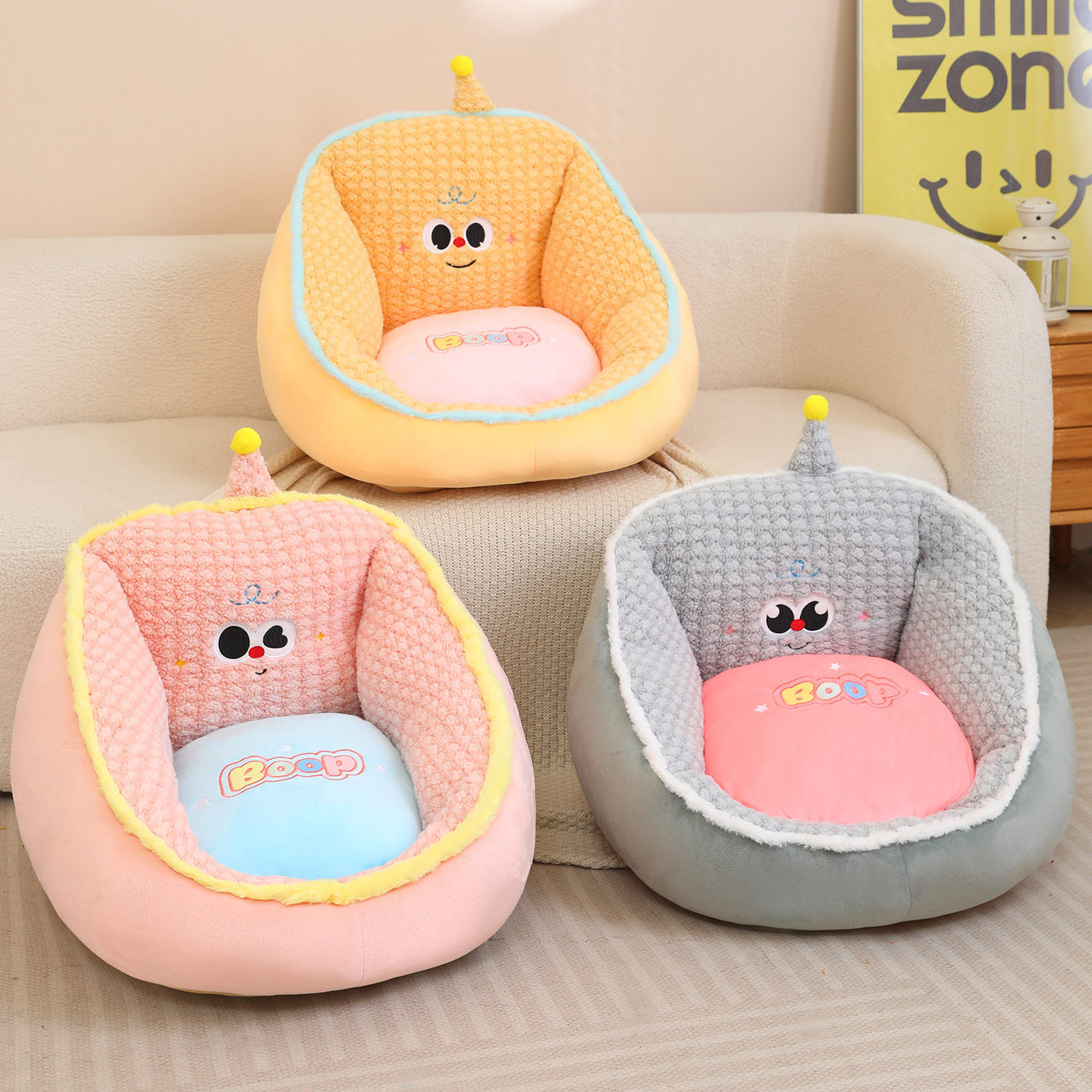Cojín Futón de Tatami de Peluche para Dormitorio y Oficina image 3