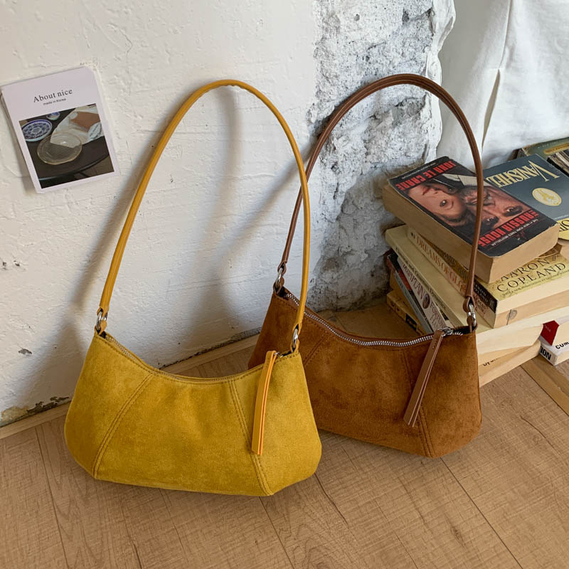 Niche Matte Texture Underarm Bag for Women 2026 New Vintage Versatile Dumpling Bag Casual Shoulder Crossbody Bag