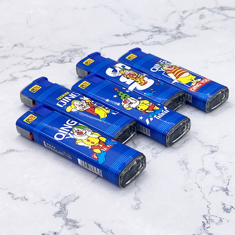 创意包纸直冲打火机批发