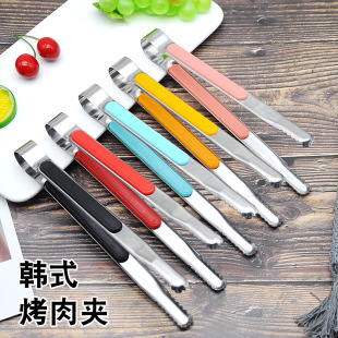 Stainless Steel Anti-scalding Barbecue Clip High Temperature Food Barbecue Clip Barbecue Clip Steak Clip Kitchen Bread Food Clip