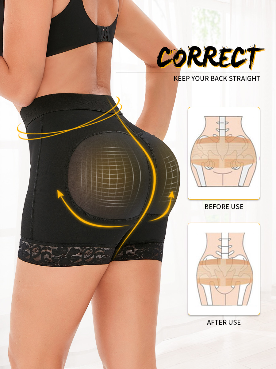 TOPMELON Anti-Slip Waistband Double Elastic Butt Shaping Breathable Mesh Abdominal Tightening and Hip Lifting Pants A458B 