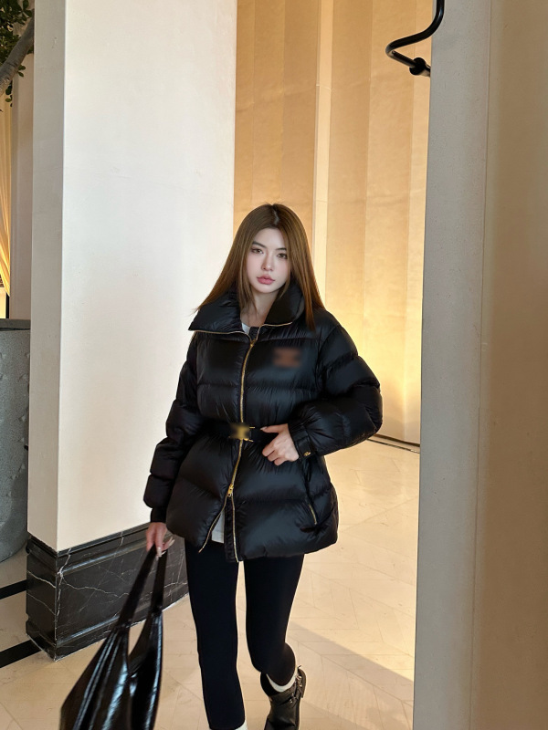南油女装2025冬季时尚立领羽绒服女高级感白鹅绒收腰显瘦保暖外套|undefined