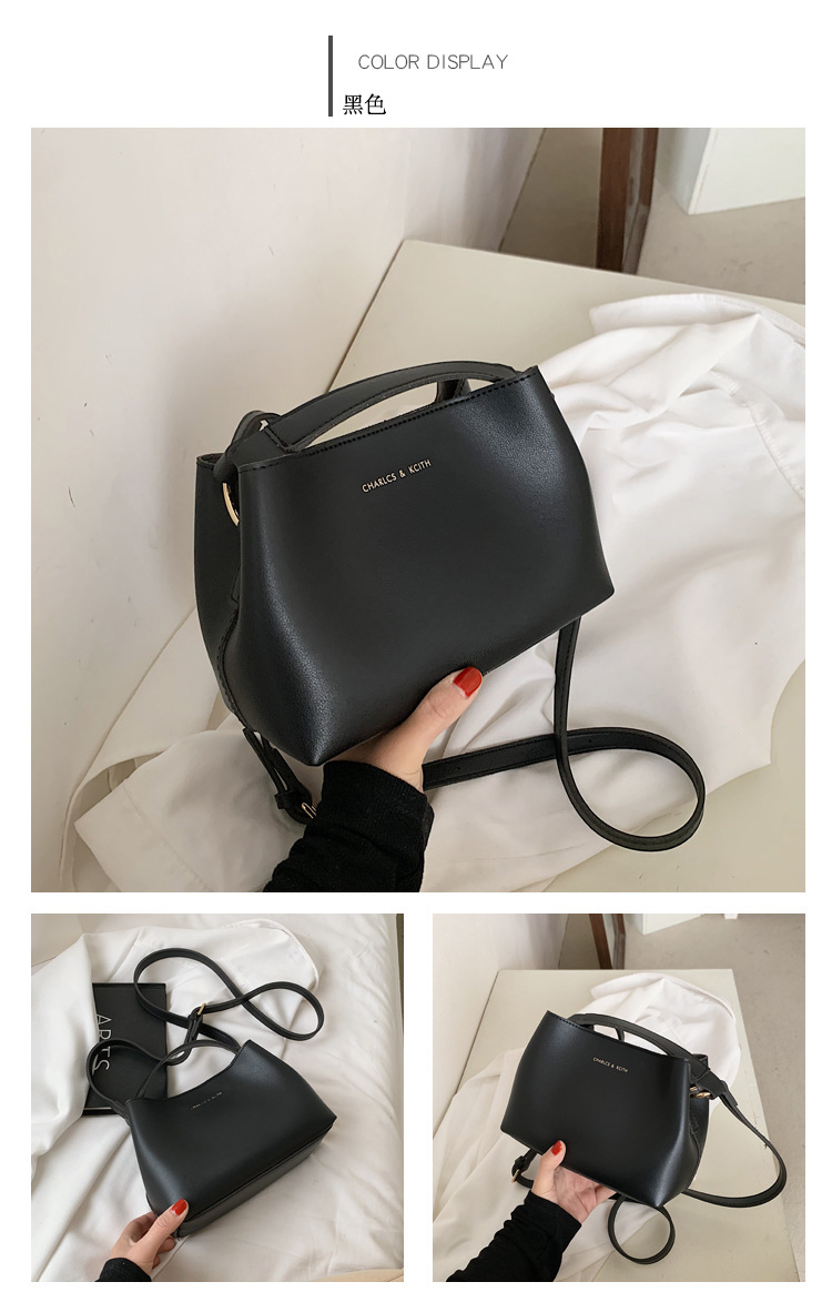 Simple Fashion Solid Color One-shoulder Messenger Bag display picture 19