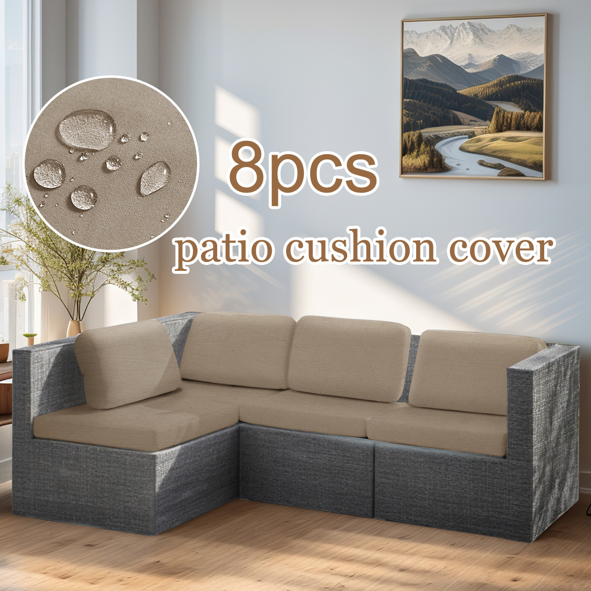 Mocha poco profunda (a prueba de salpicaduras)