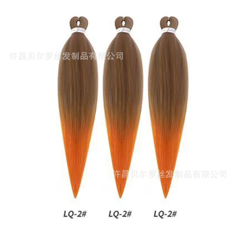 Kit de 3 pelucas EZ Braid – cabello synthetic, colores sólidos/degradé