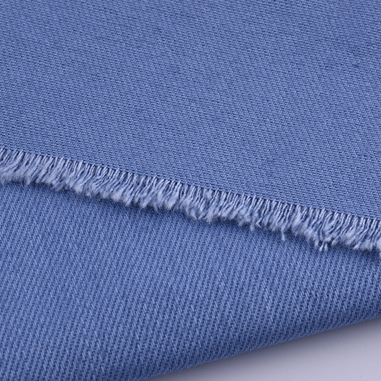 Fabrica directa sostenible orgánica algodón elástico tela de prenda de spandex