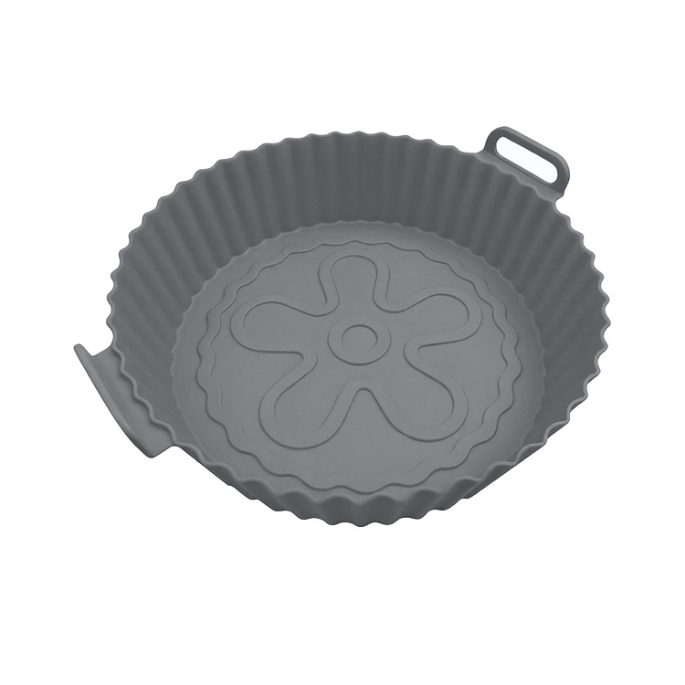 Amazon explosivo aire frito plato de horneado de silicio grado alimenticio resistente a altas temperaturas almohadilla de horneado de aire doméstico
