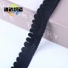 1.5CM non-elastic hair ball (black) * meters