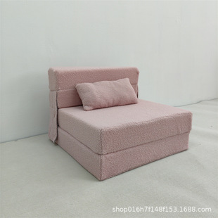 Amazon Source Manufacturer 60% off Children's Mattress with Pillow High Density Compressed Sponge Children's Folding Sofa