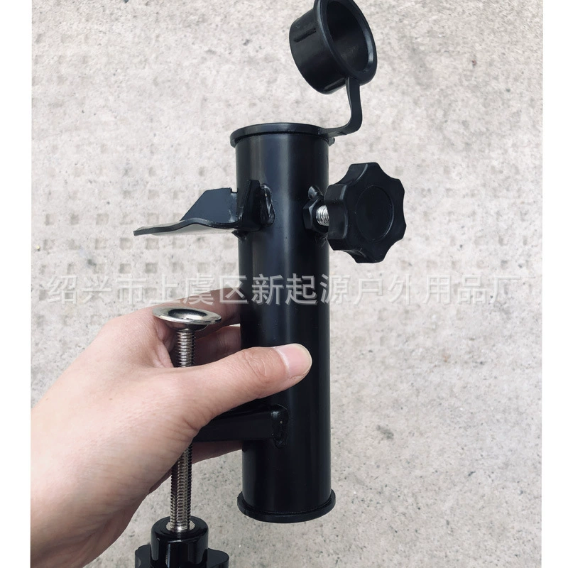 Трансграничные горячие продажи наружный зонтик зажим черный зонтик зажим маленький открытый баллончик зонтик зажим три кронштейна