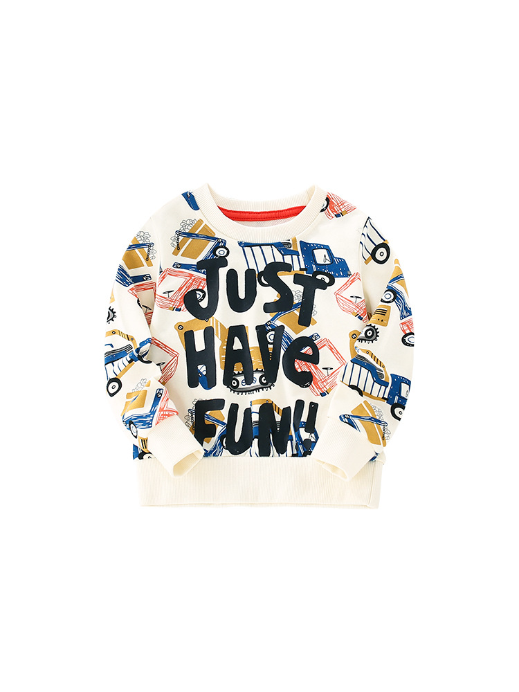 En stock malwee niños ropa otoño nuevo europeo y americano de los niños carta impresa manga larga bottoming suéter los niños
