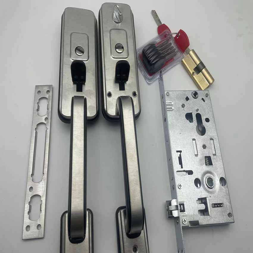 Old-fashioned metal lock