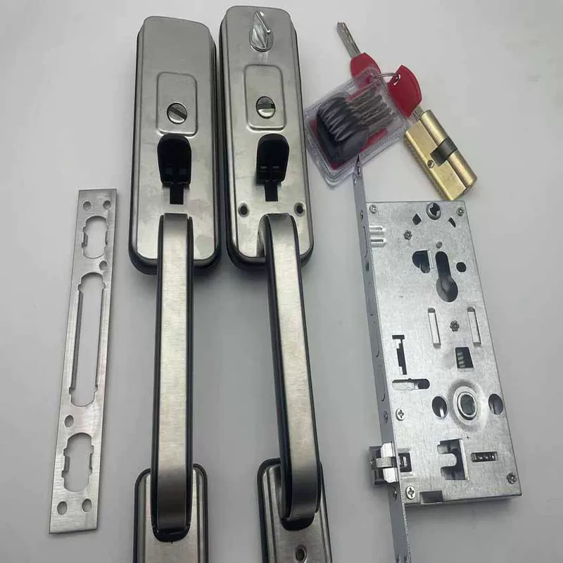 Old-fashioned metal lock