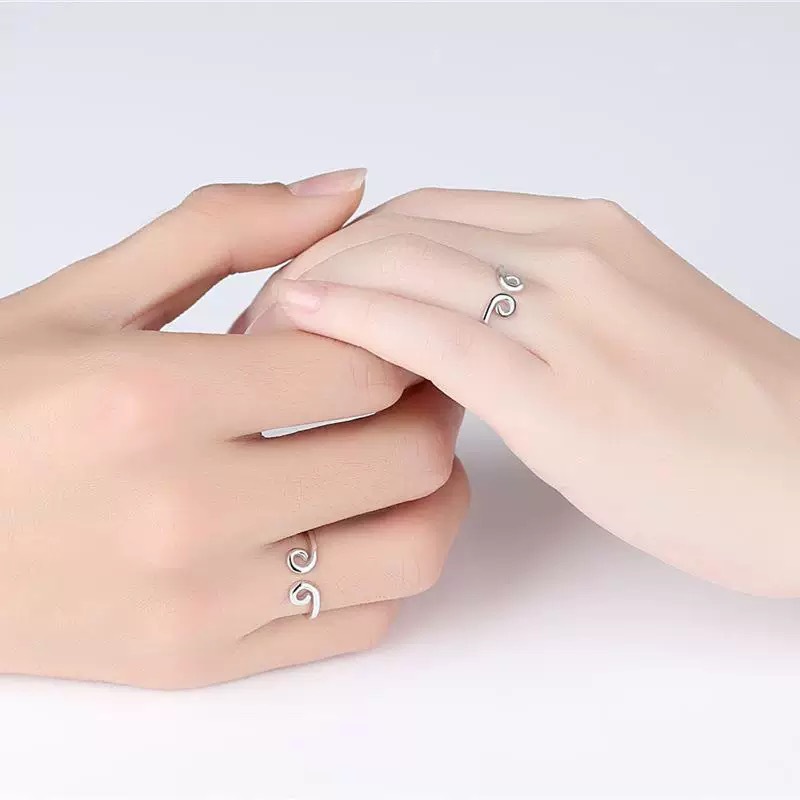 小银家s925纯银紧箍咒戒指男士女情侣神话对戒金箍悟空金箍时尚