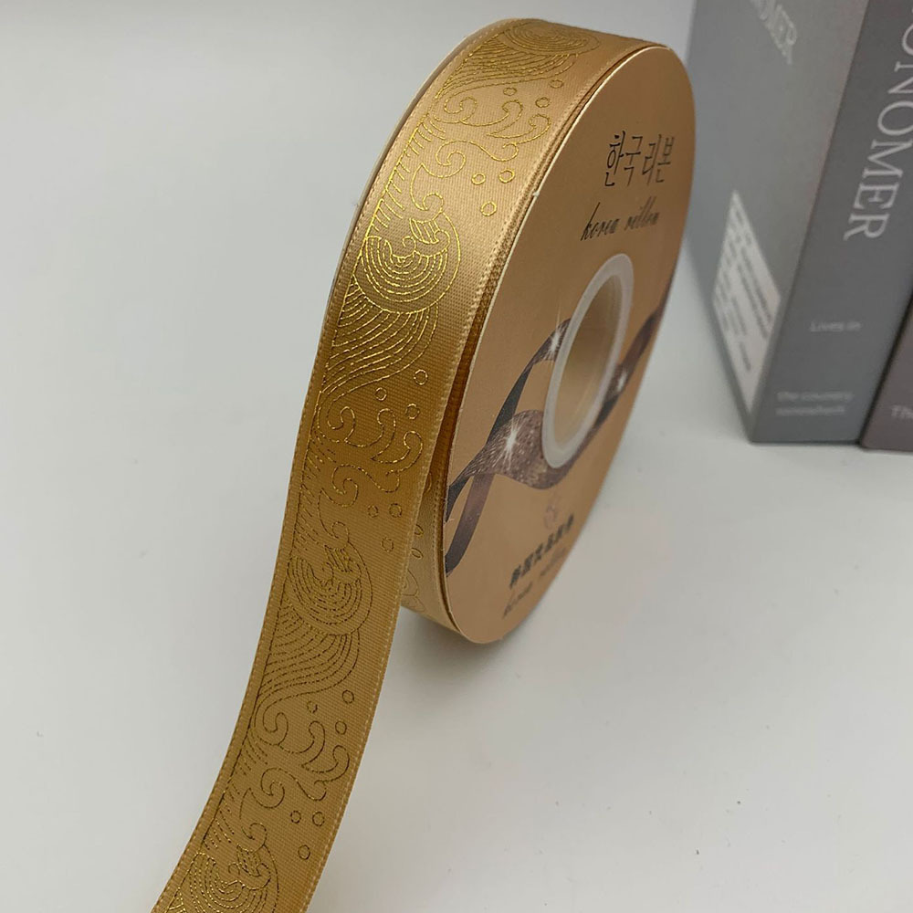 Nuevo dorado cinta vintage mar onda hecha a mano caja de regalo embalaje 2,5 cm bar soporte cinta al por mayor