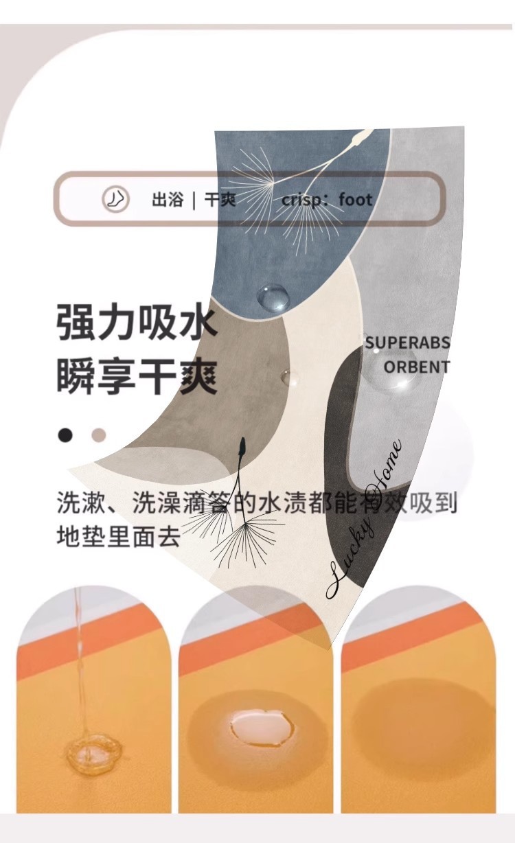 Cartoon Cute Crayon Shin-Chan New Diatom Mud Floor Mat Bathroom Toilet Door Absorbent Non-Slip Quick-Drying Foot Mat