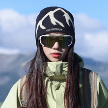 户外登山防寒保暖冷帽女秋冬季美式复古男女款加厚护耳针织毛线帽