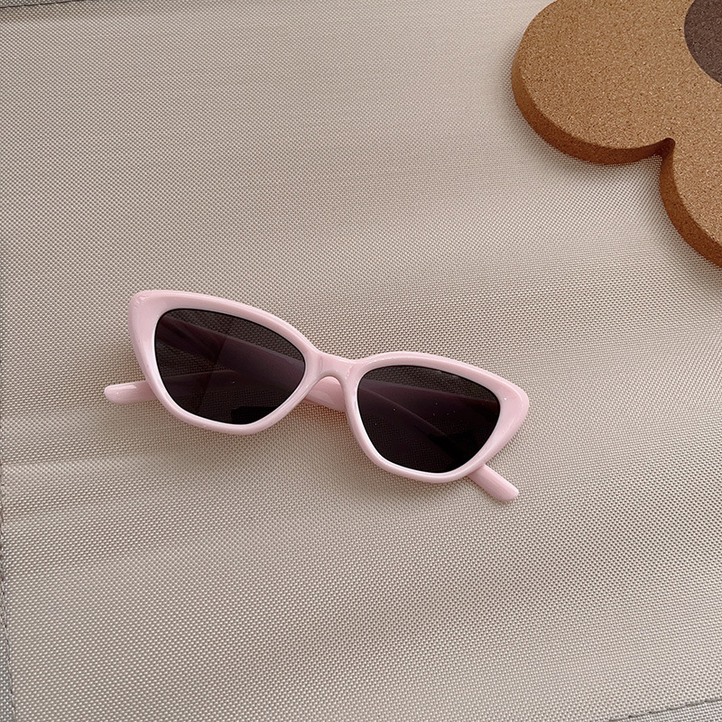 45g Weight Full Frame Glasses Structure Sunglasses Classification UV400 Protection, Acrylic Lens Material Cat Eye Glasses Style Holiday, Travel Occasion Solid Color Pattern Women's Gender Simple Style, Classic Style Style Simple Style Classic Style Solid Color UV400 Protection Acrylic Cat Eye Full Frame Kids Sunglasses 12