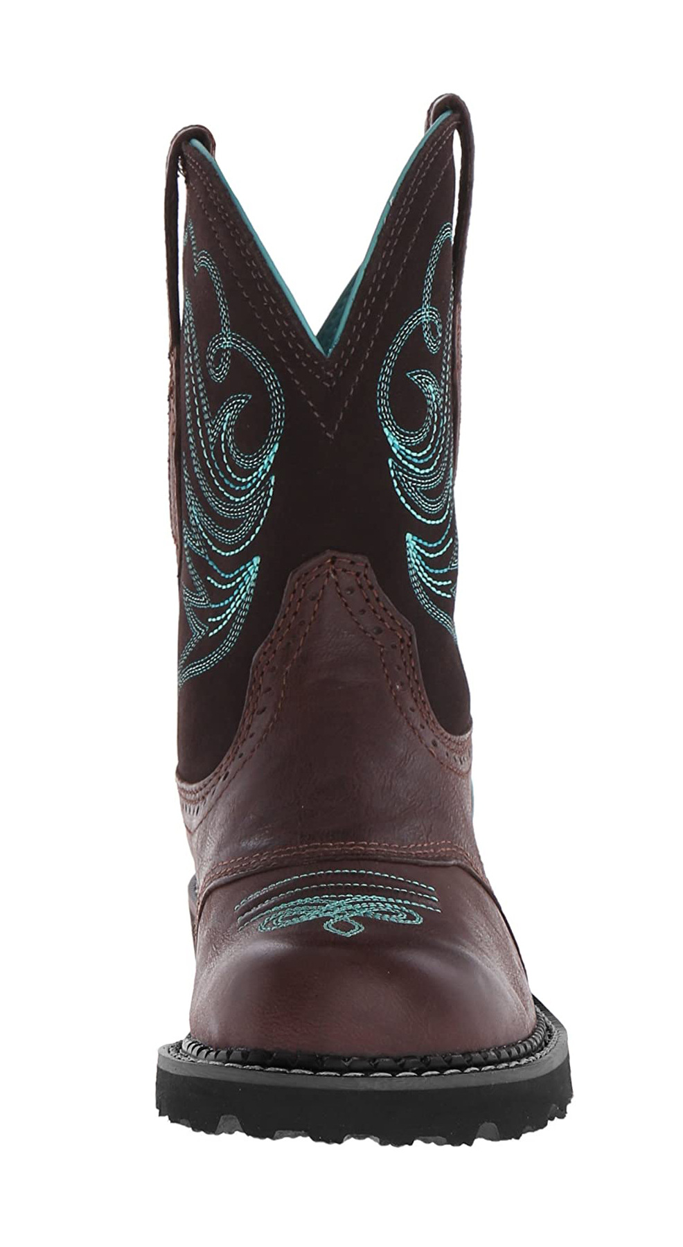 Vyšívané kovbojské boty Podzimní a zimní kožené boty Dámské kozačky do půli lýtek_voghion.com