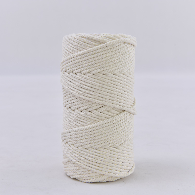 3mm cuerda de algodón colorido diy hecho a mano 4mm cuerda de tapiz cuerda tejida 5mm regalo cuerda de algodón decorativa cuerda de sombrero al por mayor