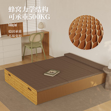 可移动风琴隐形床折叠纸床多功能沙发床两用办公家用小户型隐藏床