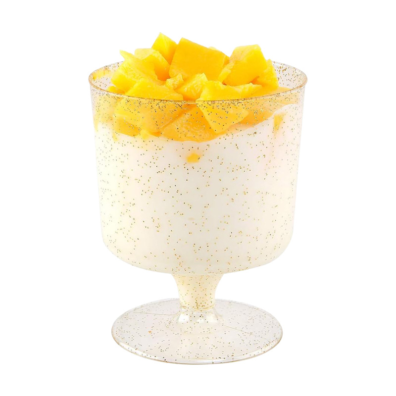 2021-150ML 투명컵 금가루