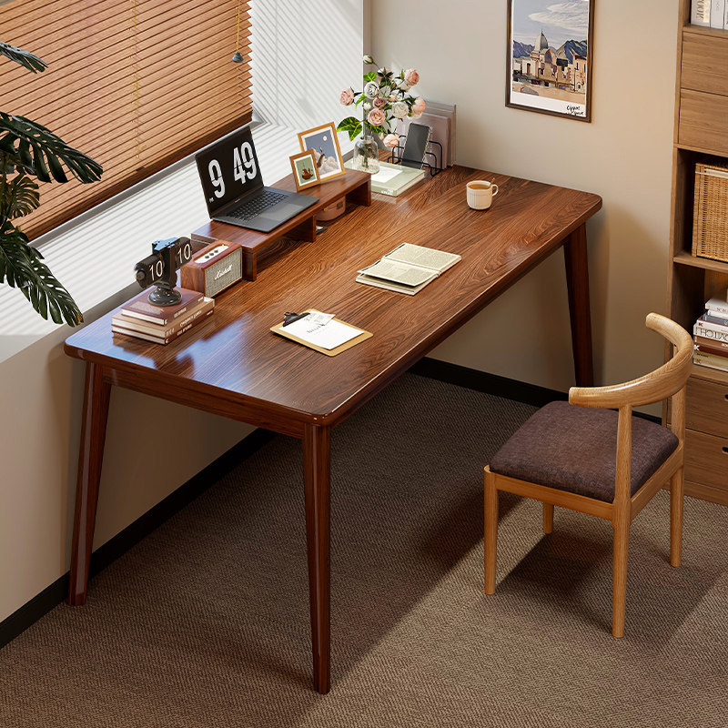 Desk for home use, desktop computer table, simple study and writing desk, small-sized bedroom rectangular office desk, dining table Desk for home use, desktop computer table, simple study and writing desk, small-sized bedroom rectangular office desk, dining table