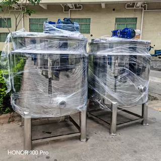 日化洗化搅拌机不锈钢液体加热搅拌罐洗衣液洗洁精搅拌机