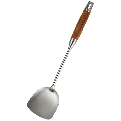 Stainless steel rosewood spatula kitchen six-piece set colander soup spoon full set spatula household frying spoon cooking spatula