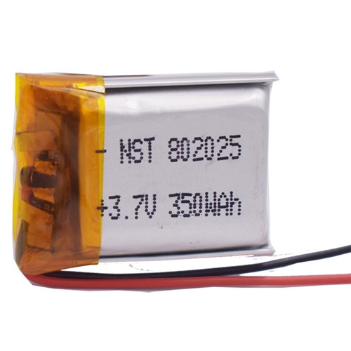 802025 polymer lithium battery 350mah3.7v Bluetooth headset night light tooth cleaner rechargeable battery