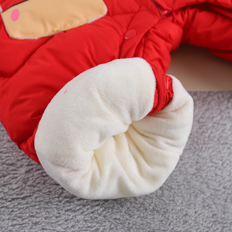 2024 nuevo mameluco de algodón para niños Otoño e Invierno mono de bebé niños y niñas Bebé Ropa para niños mameluco engrosado algodón