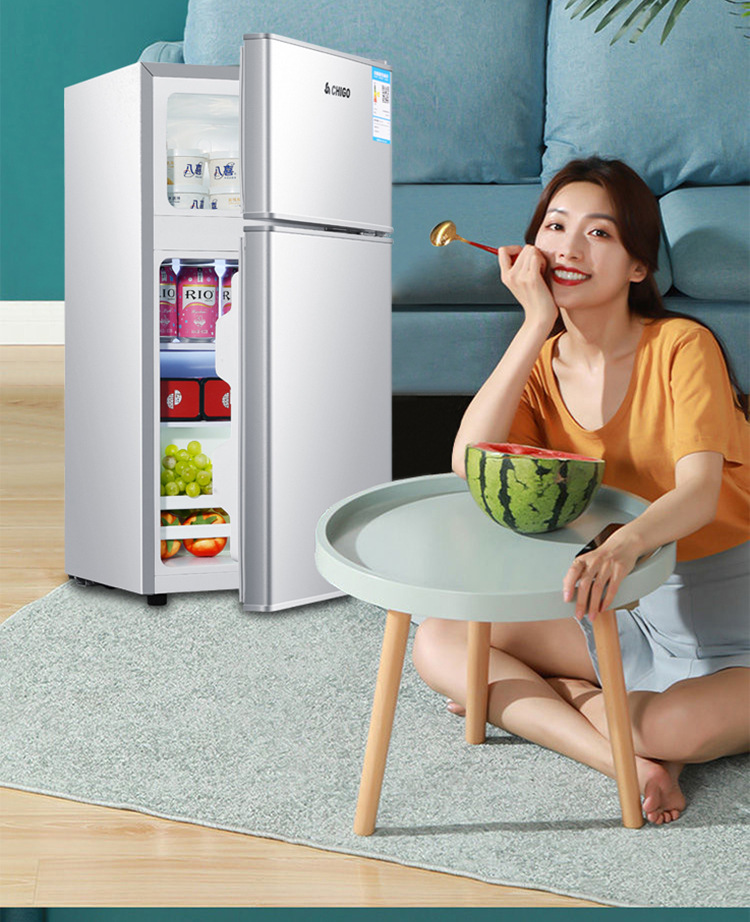 Chigo E-commerce Household Two-door Mini-refrigerated Large-capacity Fresh-keeping Dormitory Rental Refrigerator