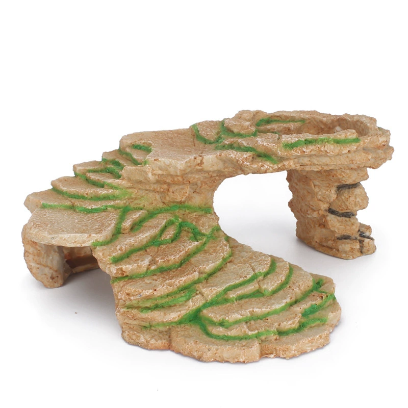 Черепаха подает на плавающую платформу