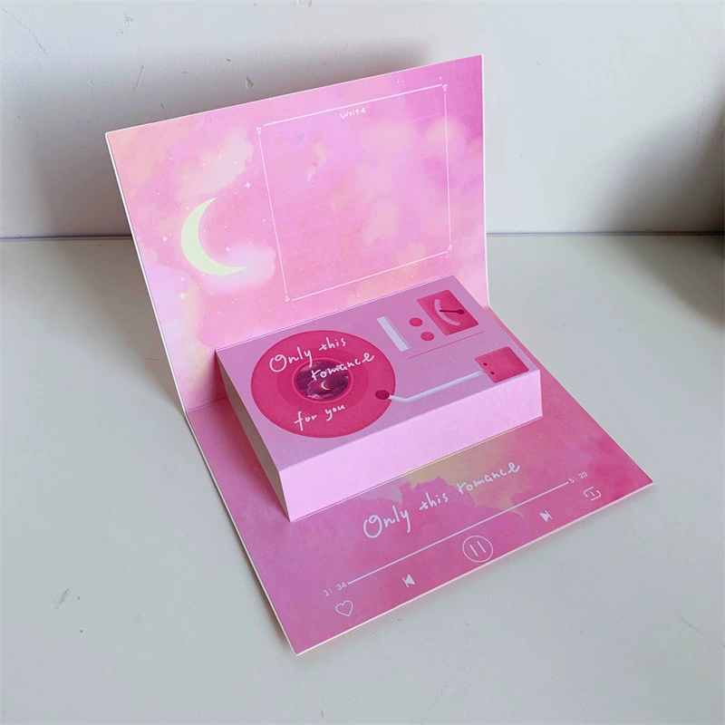 Christmas brand cute three dimensional postcard, Birthday gift -> Рождественская брендовая милая трехмерная открытка, подарок на день рождения