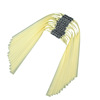 Slingshot with flat rubber bands, high elastic durable powerful hair rope