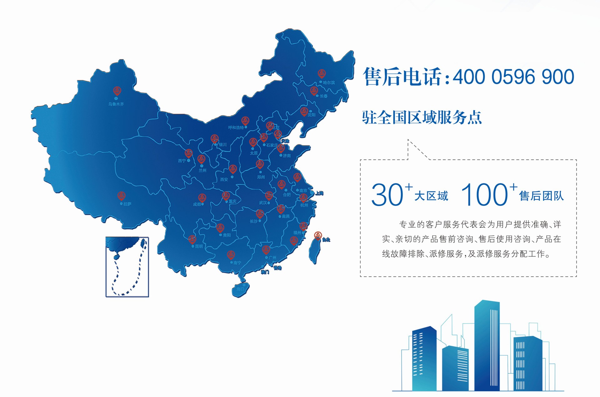 售后服务（30+ 100+）