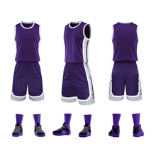 籃球服套裝男定制隊服比賽服裝兒童女運動訓練寬松訂做籃球衣印字