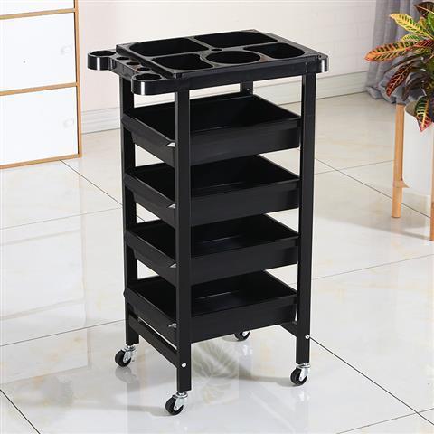 Barbería retro carro de barras carro de belleza al por mayor carro de barbería herramientas de teñido carro