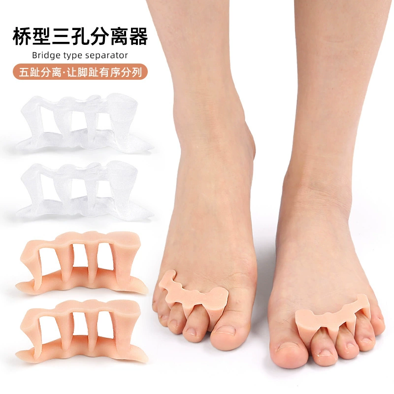 Трансграничная большая стопа, вальгусная стопа, Перекрытие большого пальца ноги, разделитель пальцев ног, износ мизинца, чехол для обуви, три отверстия