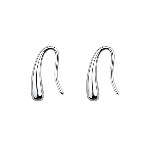 S925 Pure Silver Small Droplet Earrings, Simple and Elegant, Cool and Casual Style, Personal and Fashionable, 2019 New Arrival Silver Earrings