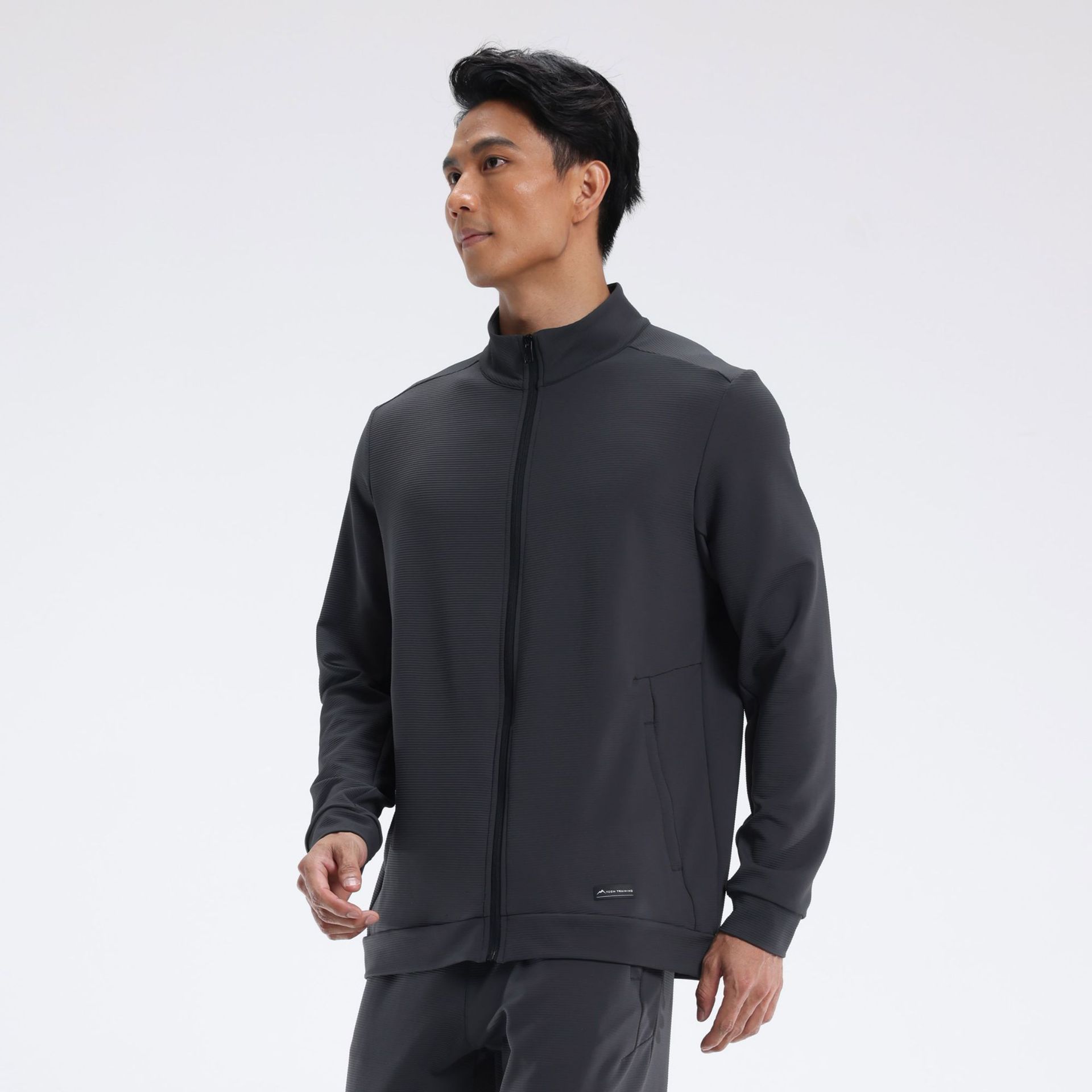Dijia trajes deportivos para hombres de otoño nuevos productos chaqueta pantalones largos entrenamiento para correr ropa de hombre para montar al aire libre ropa deportiva casual
