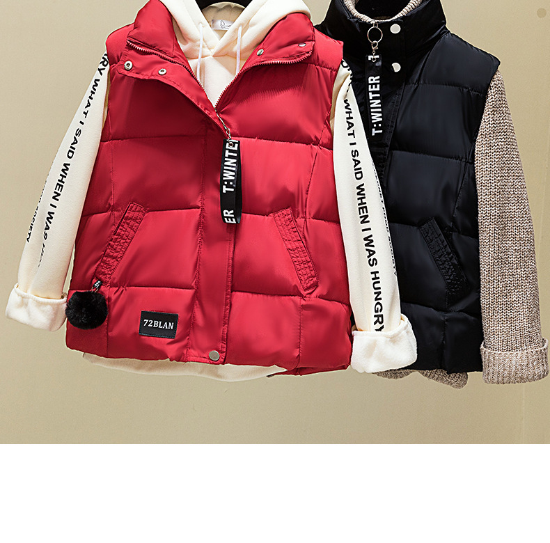 Chaleco mujer primavera otoño de algodón chaqueta sin mangas_voghion.com