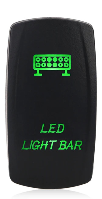 요트 스위치 5핀 2단 녹색