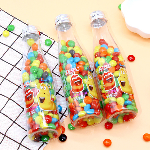 Golden Rice 70g colorful crispy chocolate beans children's snacks drift bottle candy rainbow candy