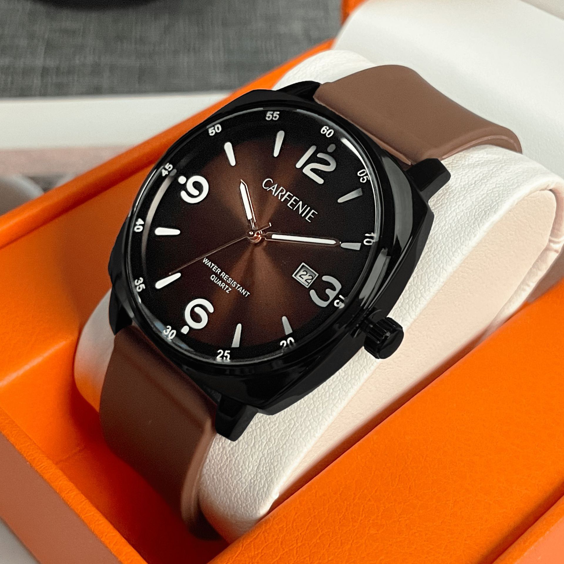 2025 New Fashion Watch Calendar Versatile Waterproof Men's and Women's Watch Large Dial Casual Quartz Watch